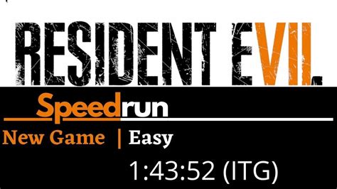 A lot of my friends runs got purged due to this rule, and not only were they upset, but the RE speedrun community as a whole was appalled. . Re7 speedrun